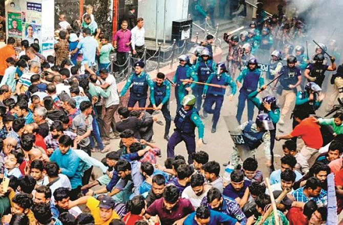 بنگلہ دیش میں چنمئے داس کی رہائی کیلئے احتجاج، ایک ہلاک