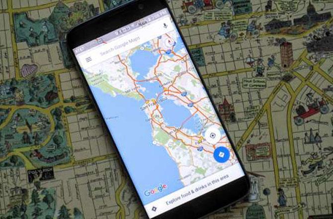 گوگل میپ اب ان کوگنیٹو موڈ میں بھی۔ تصویر: جاگرن