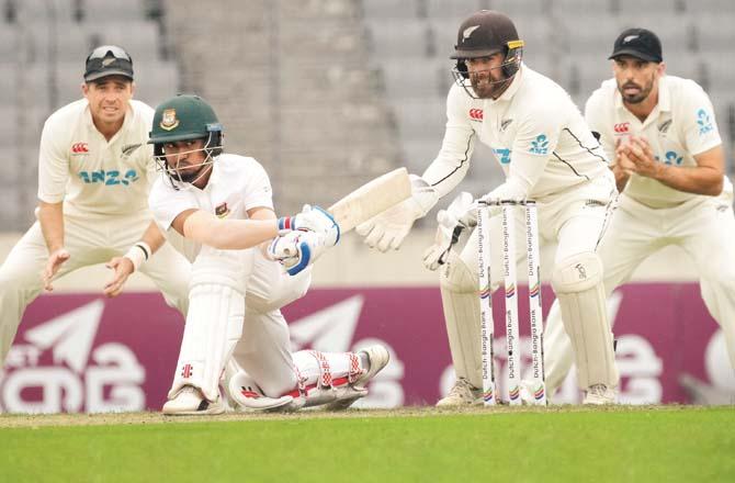 The Bangladeshi batsman can be seen in action in the second Test at Mirpur