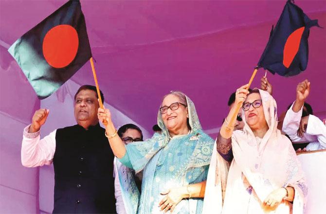 Sheikh Hasina is confident of victory once again.