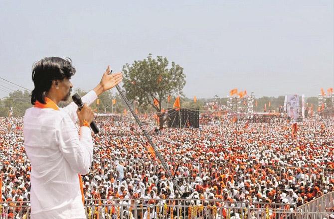 Will space be available for the protest of 3 crore Maratha people in Mumbai? Photo: INN