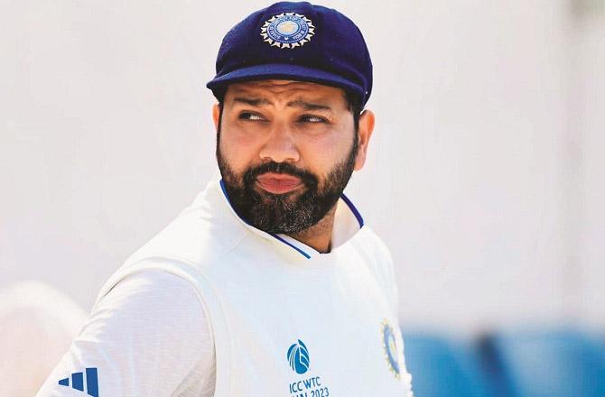 The Test series against South Africa will be full of challenges for Rohit Sharma. Photo: INN