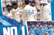 ہندوستانی ٹیم کا عالمی کرکٹ پر غلبہ، تینوں فارمیٹس میں نمبر ون 