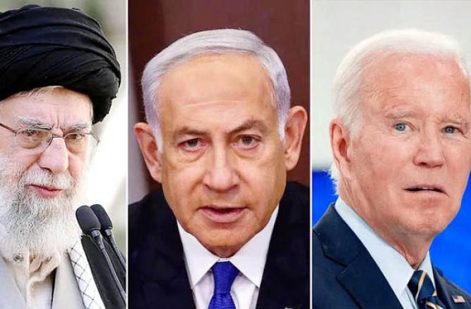 American President Joe Biden, Israeli Prime Minister Benjamin Netanyahu and Iranian Supreme Leader Ayatollah Khamenei. Photo: INN