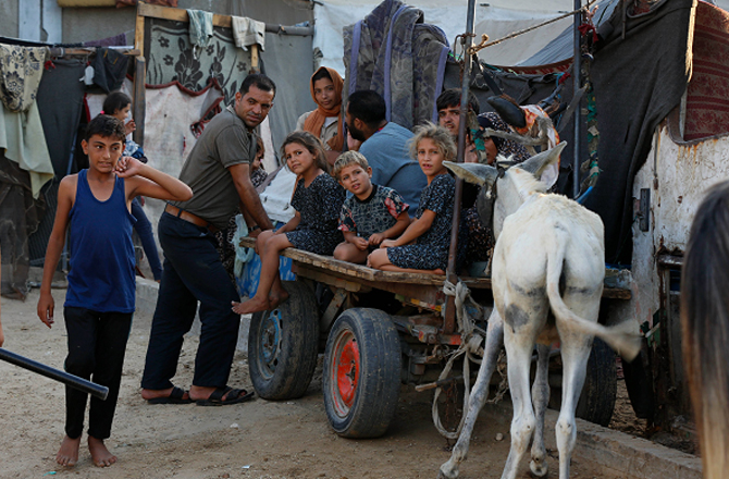 During the war, the Palestinians are suffering. Image: X