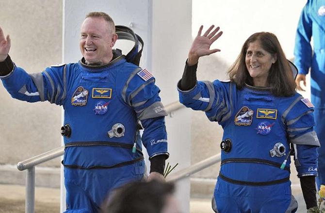 Sunita Williams and Butch Wilmore. Photo: INN.