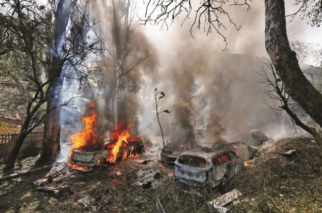 At least 5 people were killed in the Israeli attack on Ukraine on Friday. Photo: INN