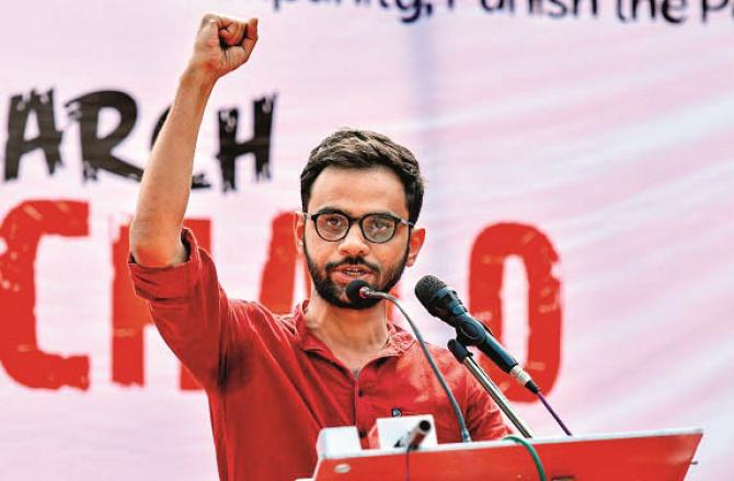 Umar Khalid, a brilliant student of JNU, who is enduring the hardships of prison instead of research. Photo: INN