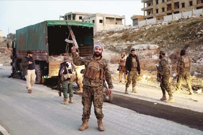 Rebel fighting groups have reached the interior of Aleppo, Syria`s second main city. They can be seen. Photo: Agency