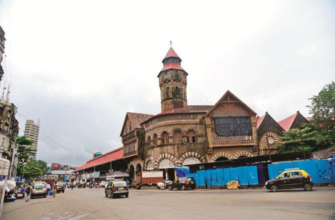 The 154-year-old Crawford Market is undergoing the second phase of its reconstruction. Photo: INN