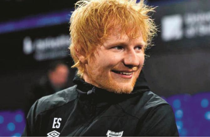 Pop star Ed Sheeran. Photo: INN