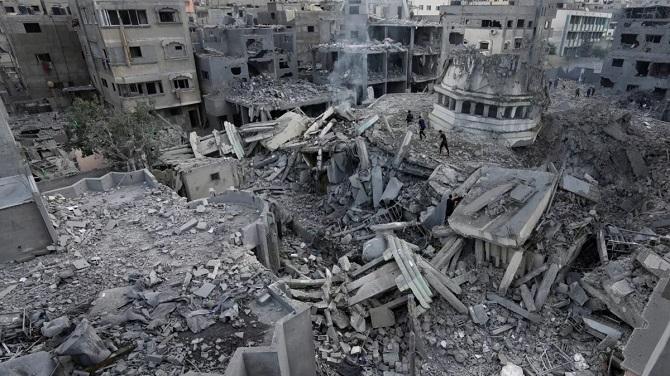 Gaza City destroyed by Israeli aggression. Photo: INN