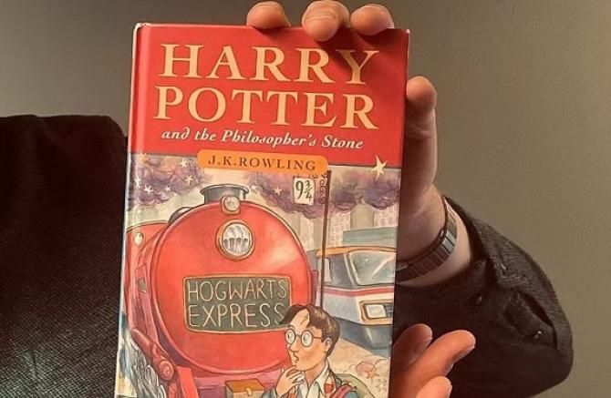 Harry Potter and the Philosopher`s Stone First Edition. Photo: INN