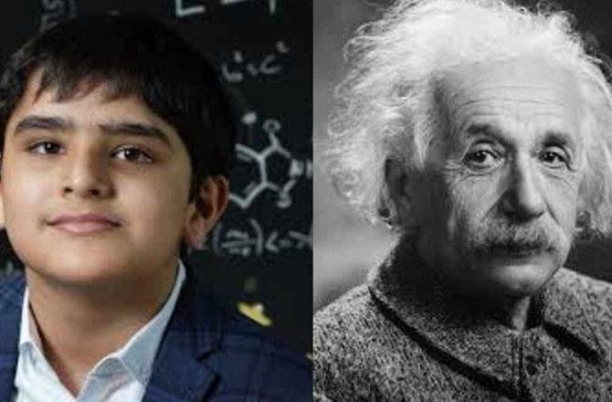 Krish Arora whose IQ level is higher than Einstein and Hawking. Photo: X