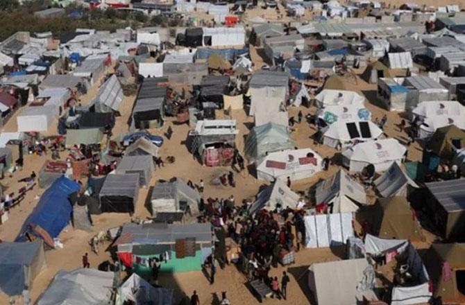 A view of a Palestinian refugee camp.Photo: INN