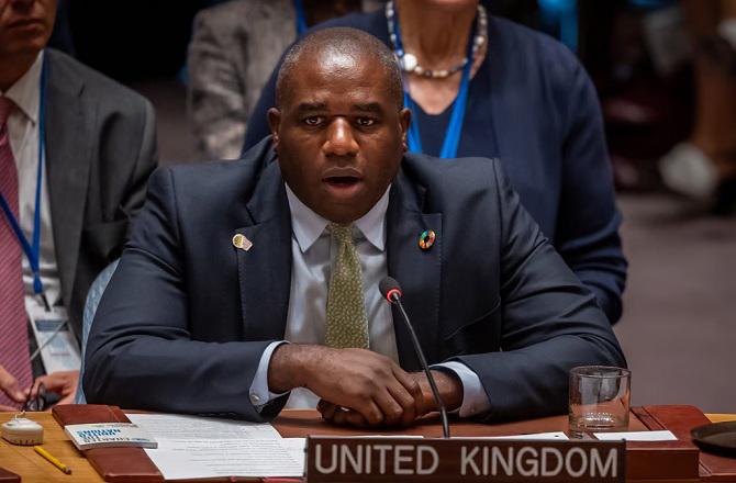 British Foreign Secretary David Lammy. Photo: INN.