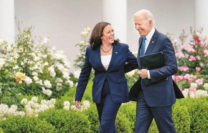 Kamala Harris will be the Democratic presidential nominee after Joe Biden withdraws. Photo: INN