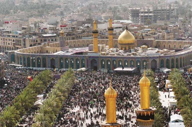 Hussain`s martyrdom gives us a message of peace, because the religion that Imam Ali Muqam sacrificed to save is a religion of peace and security. Photo: INN