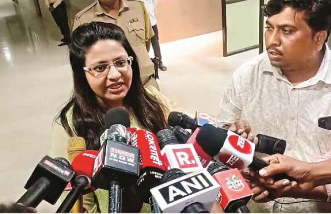 Pooja Khedkar denied the allegations whenever he interacted with media representatives. Photo: INN