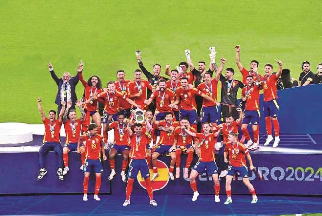 یورپی فٹبال پر ہسپانوی ٹیم کی حکمرانی 