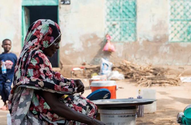 During the war in Sudan, civilians are forced to live in disastrous conditions. Photo: X