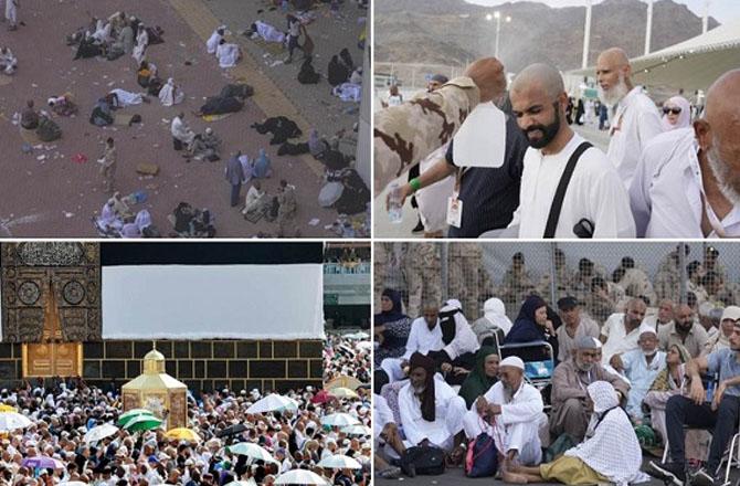 Various scenes of Hajj. Photo: INN