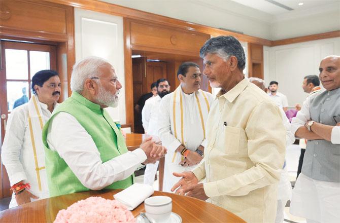 Chandrababu Naidu has also asked for Speaker`s post along with key ministries which BJP is not ready to give. (Photo: PTI)