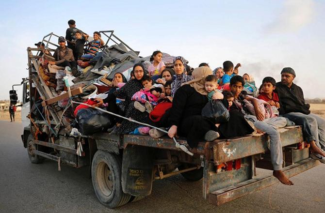 As a result of the war, millions of people around the world have been forced to migrate. Image: X