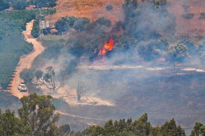 Along with Gaza, Israel continues to bomb the border areas of Lebanon. Photo: INN