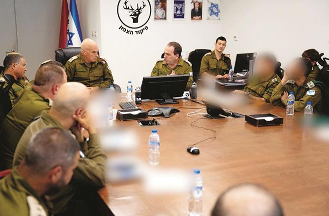 Meeting of the Northern Command of the Israeli Army. Photo: INN.