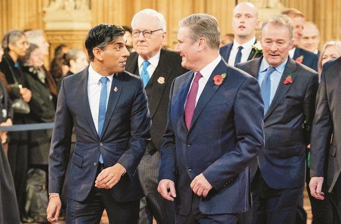 Rishi Sunak might suffer a humiliating defeat at the hands of Keir Starmer. Photo: INN