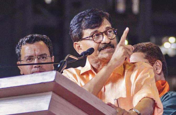 Congress and NCP have taken a cautious approach to Sanjay Raut`s demand. Photo: INN