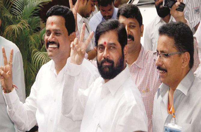 Will Eknath Shinde get the Thane seat?. Photo: INN