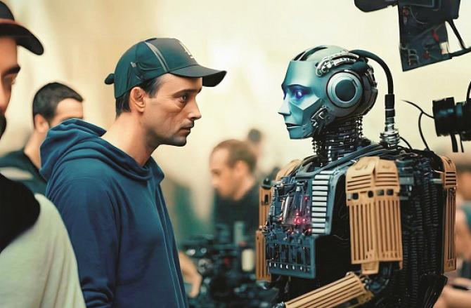 Artificial Intelligence i.e. AI can bring dead actors back to life on screen, not only that but it can also compose songs in the voice of singers who are no longer alive. Photo: INN