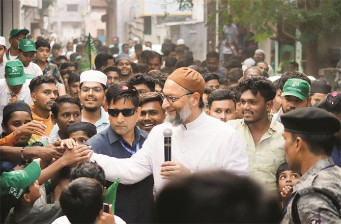 Asaduddin Owaisi in Aurangabad