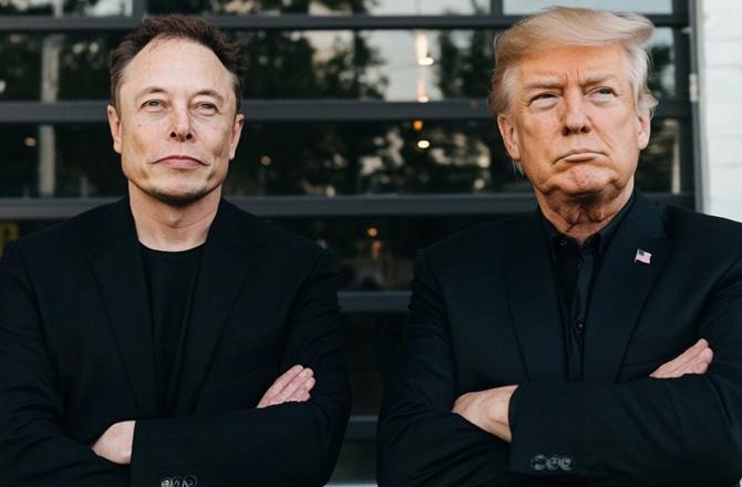 Trump and Musk. Image: X