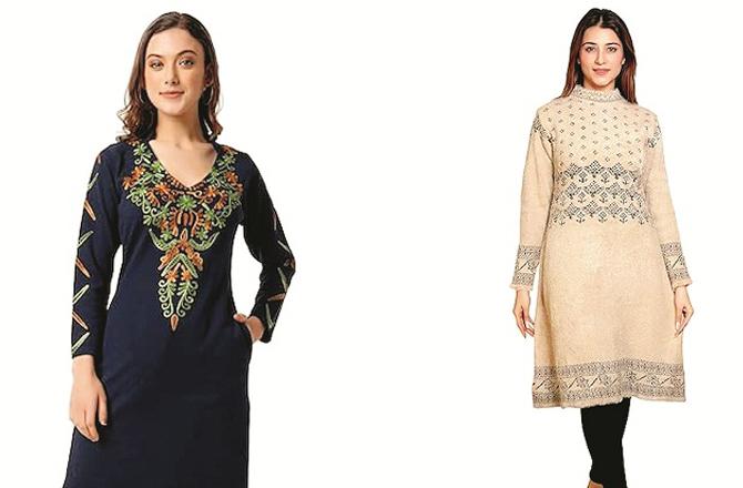 Some samples of woolen kurtis can be seen in the following pictures. Photo: INN.