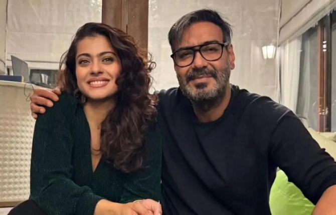 Ajay Devgn and Kajol. Photo: INN