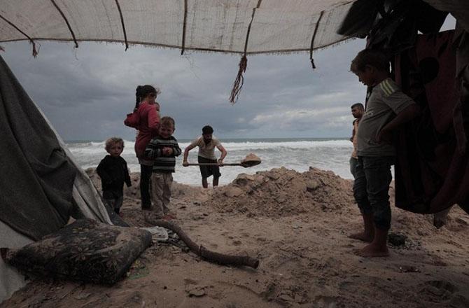 Millions of people have been displaced by the Israeli war in Gaza. Photo: X