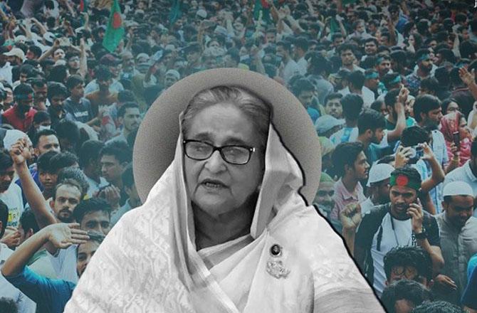 Deposed Prime Minister of Bangladesh Sheikh Hasina. Photo: INN