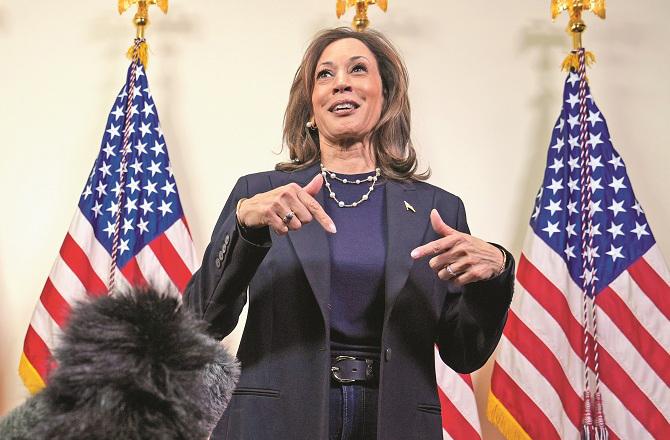 Vice President of the United States Kamala Harris. Photo: PTI.