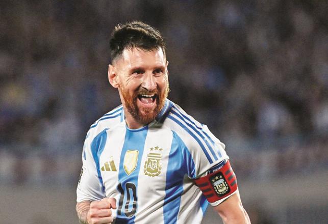 Lionel Messi is proud to play for Argentina. Photo: INN