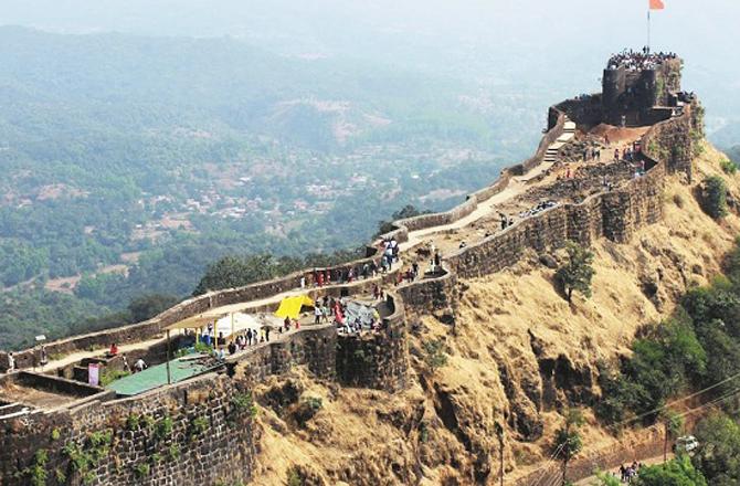 The entire fort can be seen in this picture. Photo: INN.