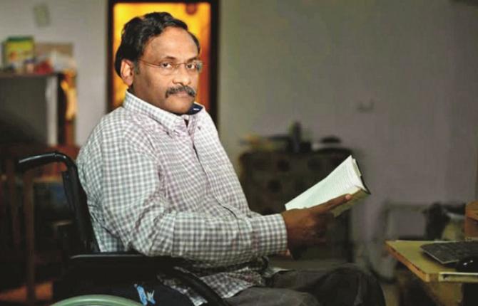 GN Saibaba, former professor of Delhi University. Photo: INN