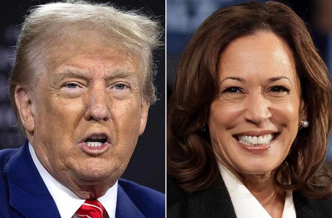 Kamala Harris and Donald Trump. Photo: INN