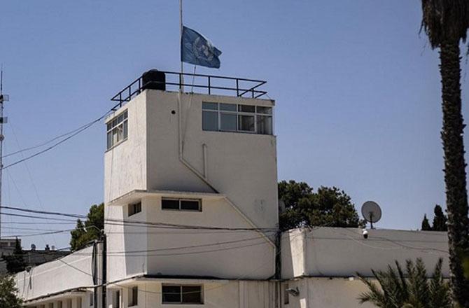 The headquarters of the United Nations Refugee Agency in Jerusalem. Image X