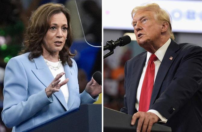 Kamala Harris and Donald Trump. Photo: INN.