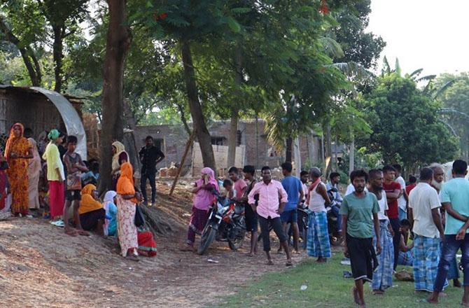 Villages where bulldozer operations have been carried out.  Photo:X