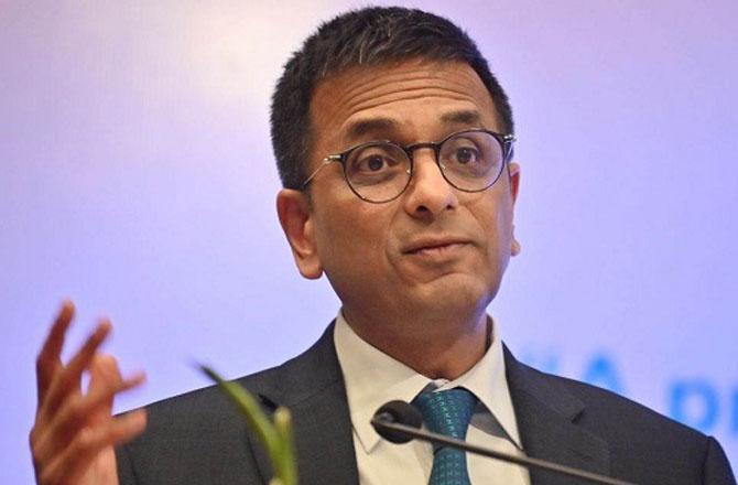 Former Chief Justice of India DY Chandrachud. Photo: INN