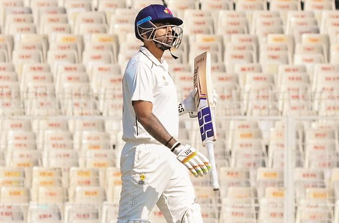 Mumbai Ranji team batsman Suryakumar Yadav. Photo: PTI.